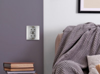 Legrand Розетка двойная с заземлением - Legrand Inspiria - со шторками в сборе 16А 250В безвинтовые зажимы - алюминий, 673757 Legrand Розетка двойная с заземлением - Legrand Inspiria - со шторками в сборе 16А 250В безвинтовые зажимы - алюминий, 673757