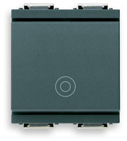 Vimar Кнопка 1P NO 10A на 2 модуля, серая, 17010.G Vimar Кнопка 1P NO 10A на 2 модуля, серая, 17010.G