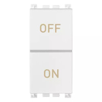 Vimar 2 кнопки NO+NC 10A, белые, 19058.B Vimar 2 кнопки NO+NC 10A, белые, 19058.B