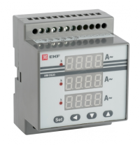 Амперметр AD-G33 цифровой на DIN трехфазный EKF PROxima  (без поверки