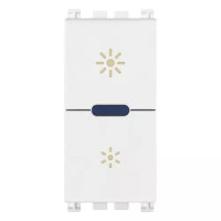 Vimar Выключатель с диммированием освещения ведущий 230V универсальный, белый, 19135.1.B Vimar Выключатель с диммированием освещения ведущий 230V универсальный, белый, 19135.1.B