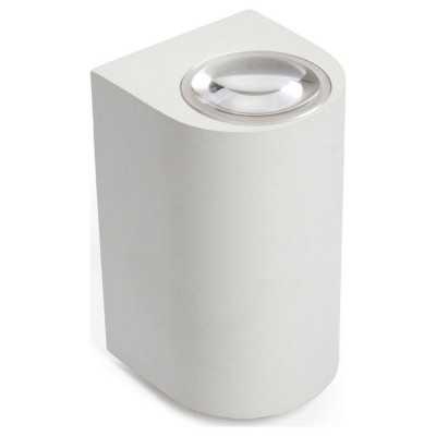 Светильник уличный светодиодный, 2*5W, 800Lm, 3000K, белый DH053, Feron 48479