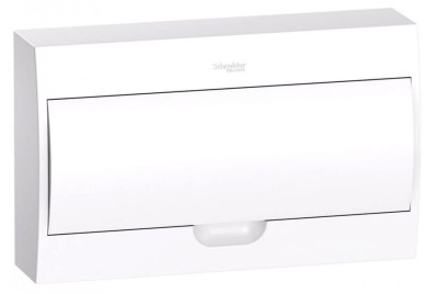 City9 Box корпус навесной с белой дв. 1ряд/18мод, Systeme Electric, EZ9E118P2SRU