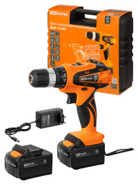 Дрель-шуруповерт акк. ДША-14-ЛК1 14 В, 1,3 А*ч Li-Ion 2 шт, 26 Нм, 0-1400 об/мин, кейс, "Гранит" TDM Electric, SQ1030-0203 Дрель-шуруповерт акк. ДША-14-ЛК1 14 В, 1,3 А*ч Li-Ion 2 шт, 26 Нм, 0-1400 об/мин, кейс, "Гранит" TDM Electric, SQ1030-0203