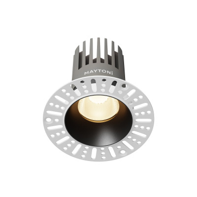 Maytoni Technical Встраиваемый светильник Dip Hight 3000K 15Вт 50°, DL121-15W-3K-TRS-B