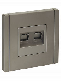 FORTE&PIANO Роз. комп. 2-ая RJ45 кат.6 FP534 ст. IEK, FP-K20-2-K46