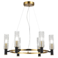 ST LUCE SL1238.303.06 Люстра подвесная ST-Luce Латунь/Кракелированное стекло E14 6*40W