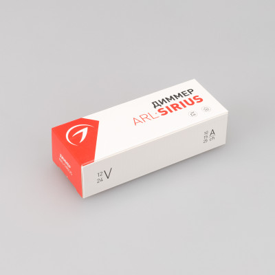 Диммер ARL-SIRIUS-DIM (12-24V, 1x25A, 2.4G) (Arlight, IP20 Металл, 3 года), 029928