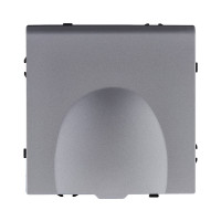 Розетка штепсельная SCHUKO 16A/250 В с крышкой, серый Kollinger Eclipse EC-015GY