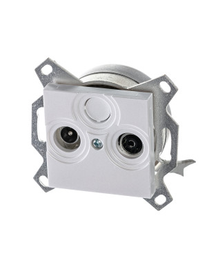 ABB EPJ Levit жемчуг / ледяной Розетка TV-R, оконечная, жемчуг