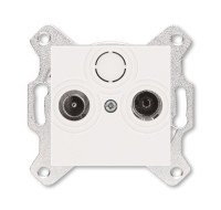 ABB EPJ Levit жемчуг / ледяной Розетка TV-R, оконечная, жемчуг