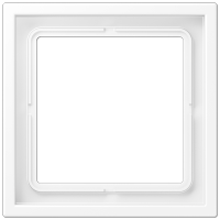 Рамка 1 пост; термопласт; белый матовый, LSZ981BFWWM Рамка 1 пост; термопласт; белый матовый, LSZ981BFWWM