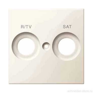 SM Накладка R/TV+SAT, беж. блест.