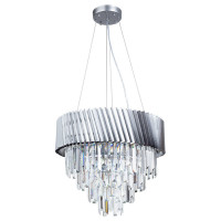 Arte Lamp MUSCIDA, Люстра, цвет арматуры - СЕРЕБРО, цвет плафона/декора - СЕРЕБРО, 8х60W E14, A1004SP-8SI