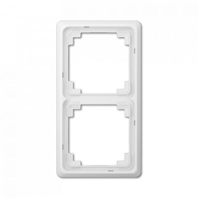 Рамка для вертикальной и горизонтальной установки, 2-кратная, белая, CDP582WW