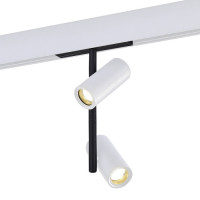 ST LUCE ST808.536.16 Магнитный трековый светильник Белый LED 1*16W 3000K 1 100Lm Ra>90 36° IP20 D45xH240 48VV