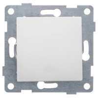 GUSI Ugra МЕХАНИЗМ Выкл. 1кл., скрытая установка, 10А, 250В. Цвет: белый., С11В1-001