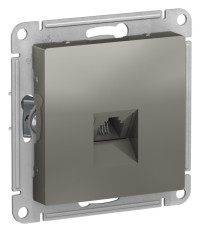 ATN000981 - ATLASDESIGN РОЗЕТКА телефонная RJ11, механизм, СТАЛЬ, Systeme Electric ATN000981 - ATLASDESIGN РОЗЕТКА телефонная RJ11, механизм, СТАЛЬ, Systeme Electric