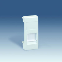 Simon S82C Адаптер на 1 RJ45(12) 75528-, 75540-, 75541-, 75544-39, узкий, шторка, S82C, графит, 82585-68