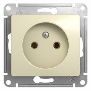 Glossa Розетка 2К 16А 250В~, беж.