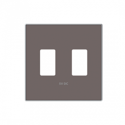 ABB SKY Тауп Накладка для механизма 2хUSB зарядного устройства