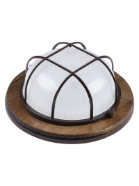 Светильник НПБ1302 венге круг с реш. 60Вт IP54 TDM Electric, SQ0303-0433