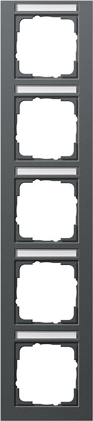 111523 Gira Рамка 5-я вертикальная с полем для надписи