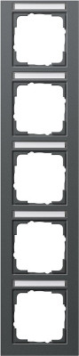 111523 Gira Рамка 5-я вертикальная с полем для надписи