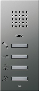 1250600 Gira Квартирная станция наклад. монтажа с переговорным устройством