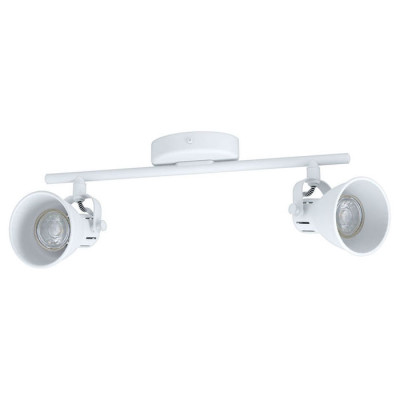 98394 Светод. спот SERAS 1, 2х3,3W(GU10), L370, B65, сталь, белый