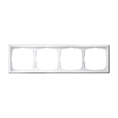 GAL000104 - ARTGALLERY 4-постовая РАМКА, универсальная, БЕЛЫЙ, Systeme Electric