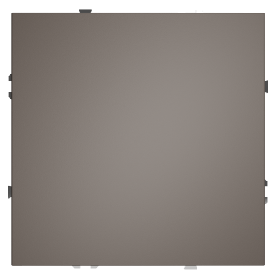 Заглушка VOLTUM S70 с суппортом, (капучино), VLS080114