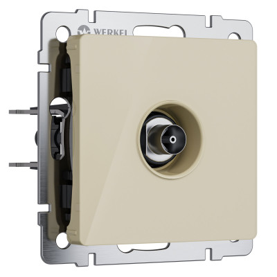 Werkel W1183043/ ТВ-розетка оконечная (айвори акрил), a064065
