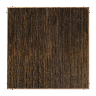 Крышка без отверстий, фиксация защёлкиванием, для произвольных вырезов (либо использование в качестве заглушки); металл; латунь antik; Messing, ME2994BAT