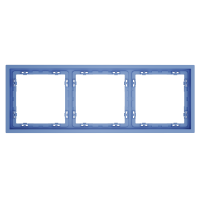Рамка пластиковая VOLTUM S70 на 3 поста, (деним), VLS100315