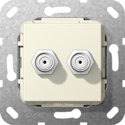 565101 Gira Гнездо SAT F 2 местн.