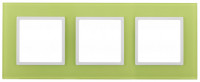 ЭРА 14-5103-26 Elegance Лайм/белый стекло Рамка 3-ая