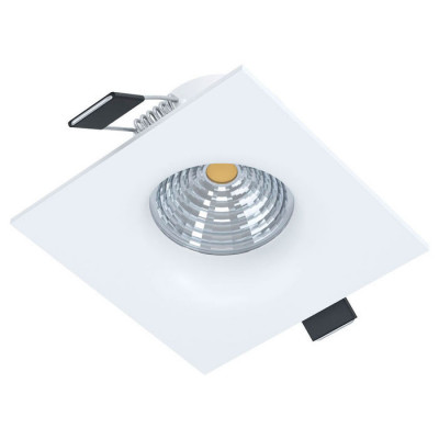 98471 Светодиод. встраиваемый светильник SALICETO димм., 6W(LED), 380lm, 88х88, 3000K, алюминий, бел