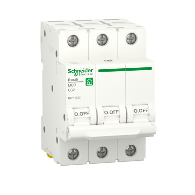 R9F12332 - SE RESI9 Автоматический выключатель (АВ) С 32А 3P 6000A, Schneider Electric