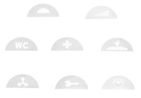 N2004.2 - "Шильдик с символом ""ВЕНТИЛЯТОР""" - 2CLA200420N1101