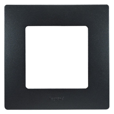 Legrand Рамка 1 пост - Legrand Etika - антрацит, 672581
