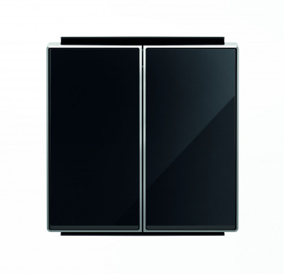 ABB SKY Стекло чёрное Клавиша для 2-клавишных выключателей/переключателей/кнопок