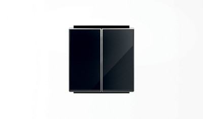 ABB SKY Стекло чёрное Клавиша для 2-клавишных выключателей/переключателей/кнопок