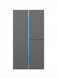 GVS CHKA-04/S7.1.23 Клавиши для дополнения стандартной панели S7, металл графит