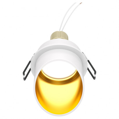 Downlight Lipari Встраиваемый светильник, цвет: Белый с Золотом 1x35W GU10
