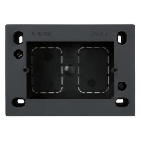 Vimar Коробка настенная для 3 модулей, серая, 09983 Vimar Коробка настенная для 3 модулей, серая, 09983