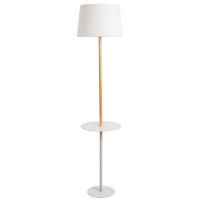 Arte Lamp CONNOR, Торшер, цвет арматуры - белый, цвет плафона/декора - БЕЛЫЙ, 1х60W E27, A2102PN-1WH