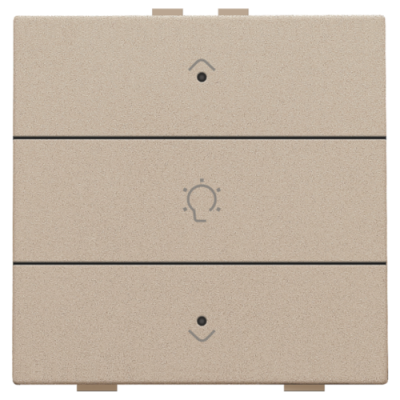 Niko Home Control Шампань Кнопка  управления диммера, LED подсветка, 157-52043