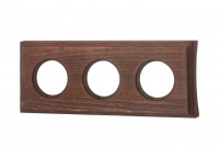 Bironi Рамка 3 постовая для скрытого монтажа (Винтаж на бревно 220мм), BF4C22-630-18