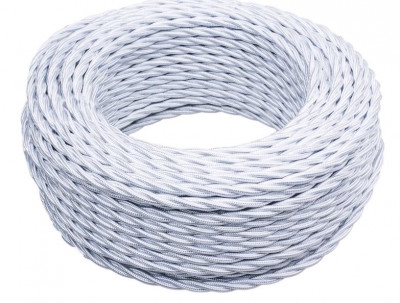 Bironi Провод 2*0,75 Белый (глянец) 10м, B1-422-071-10